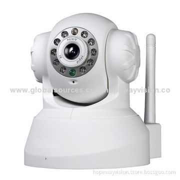 Mini Pan/Tilt Wireless Plug-and-Play IP Camera